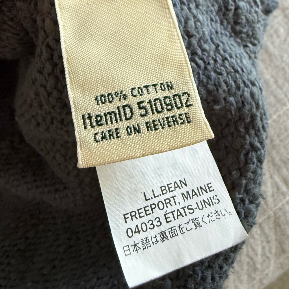 LL Bean Fair Isle Cotton Sweater - Picture 7 of 8